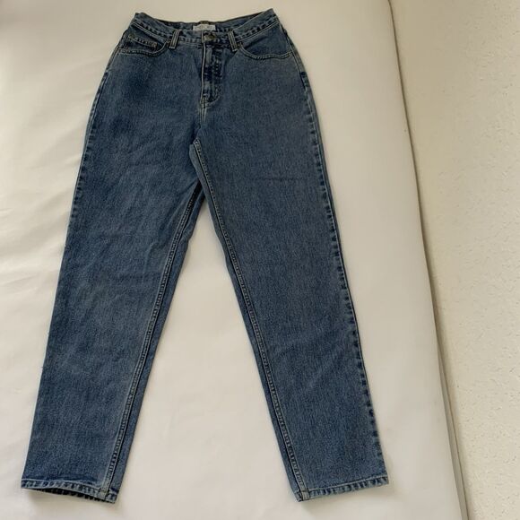 Vintage Cherokee Jeans Women 8 Blue 100% Cotton High Waisted Denim 90s Mom 26x30 - Picture 1 of 11
